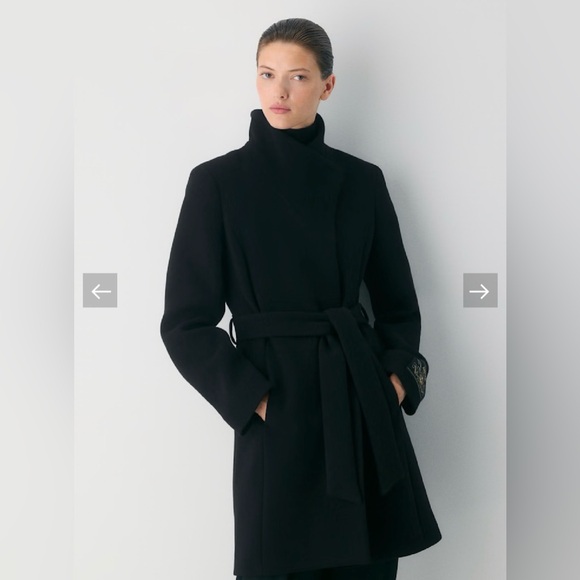 The Connor Coat - Soft Wool (Black) - Picture 2 of 11